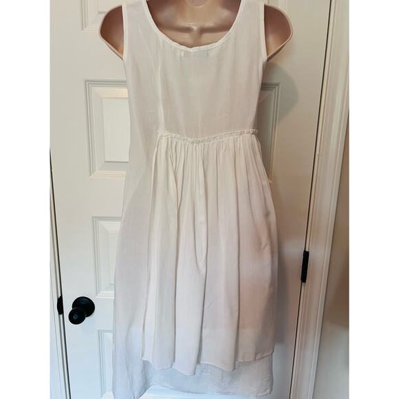 Sleeveless Dress, Size M (fits like a Small), Cream colored, NWT - Picture 6 of 9
